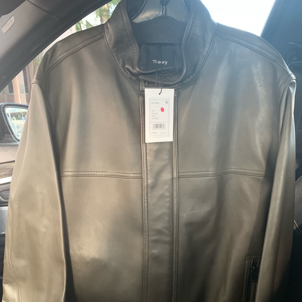Theory leather jacket